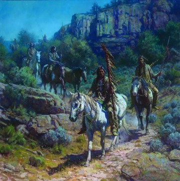 indios americanos occidentales 08 Pinturas al óleo